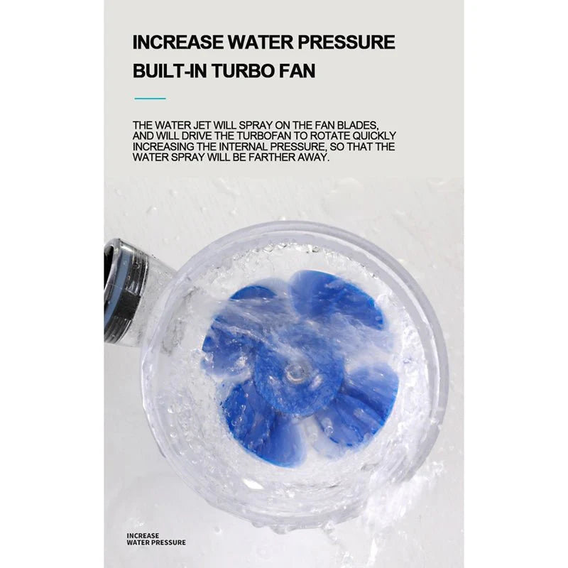 High Pressure Turbocharged Shower Head  رأس دش توربو عالي الضغط